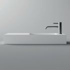Moderne design lavet i Italien Hvid eller farvet keramisk håndvask - Akt Viadurini