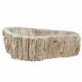 Wood Fossil vask køkkenbordet Goa enkelt stykke