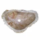 Wood Fossil vask køkkenbordet Goa enkelt stykke Viadurini