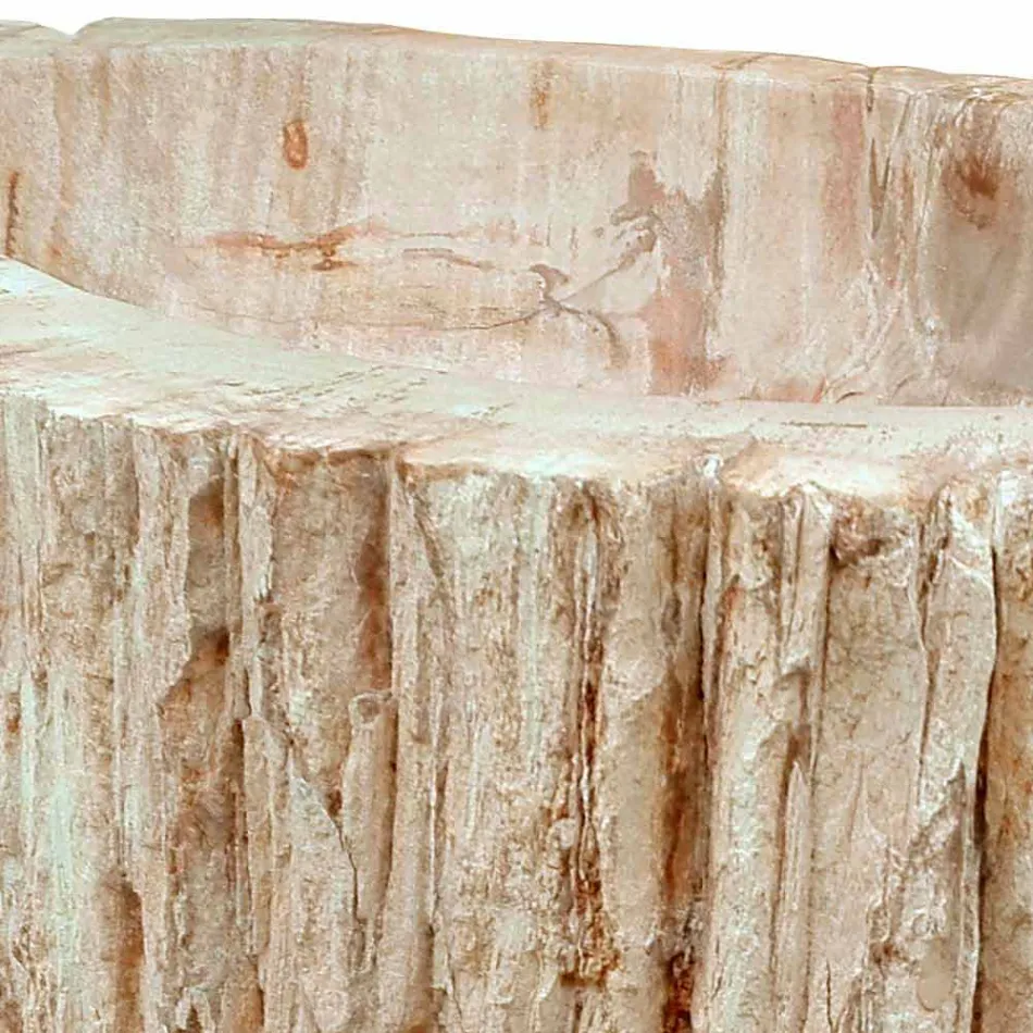 Wood Fossil vask køkkenbordet Goa enkelt stykke Viadurini
