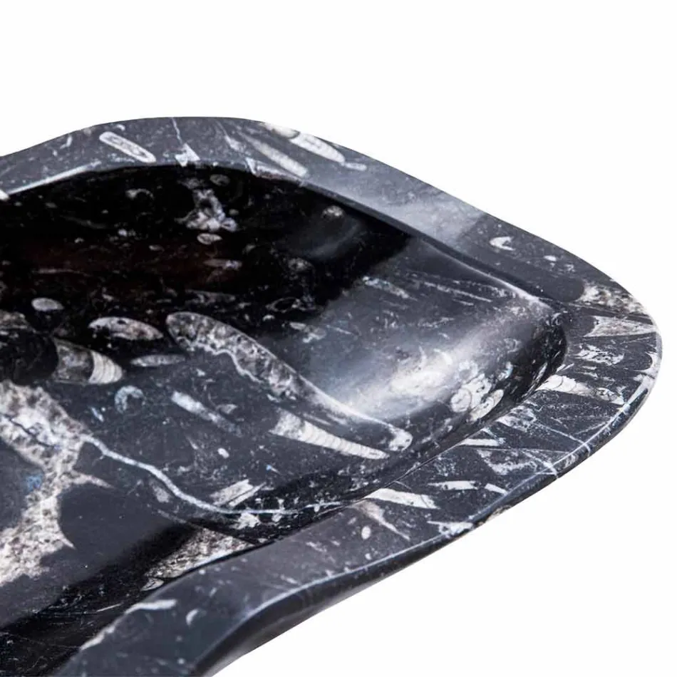 Marmor håndvask med moderne støttefossiler - Burgeo Viadurini