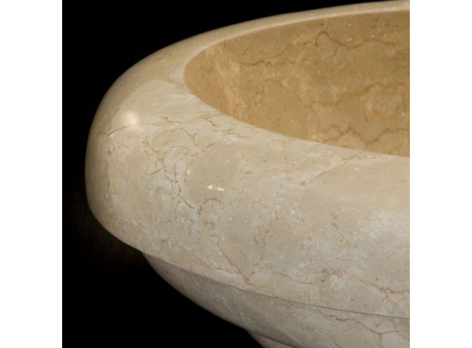 Tito design bordplade marmor håndvask, unikt stykke Viadurini