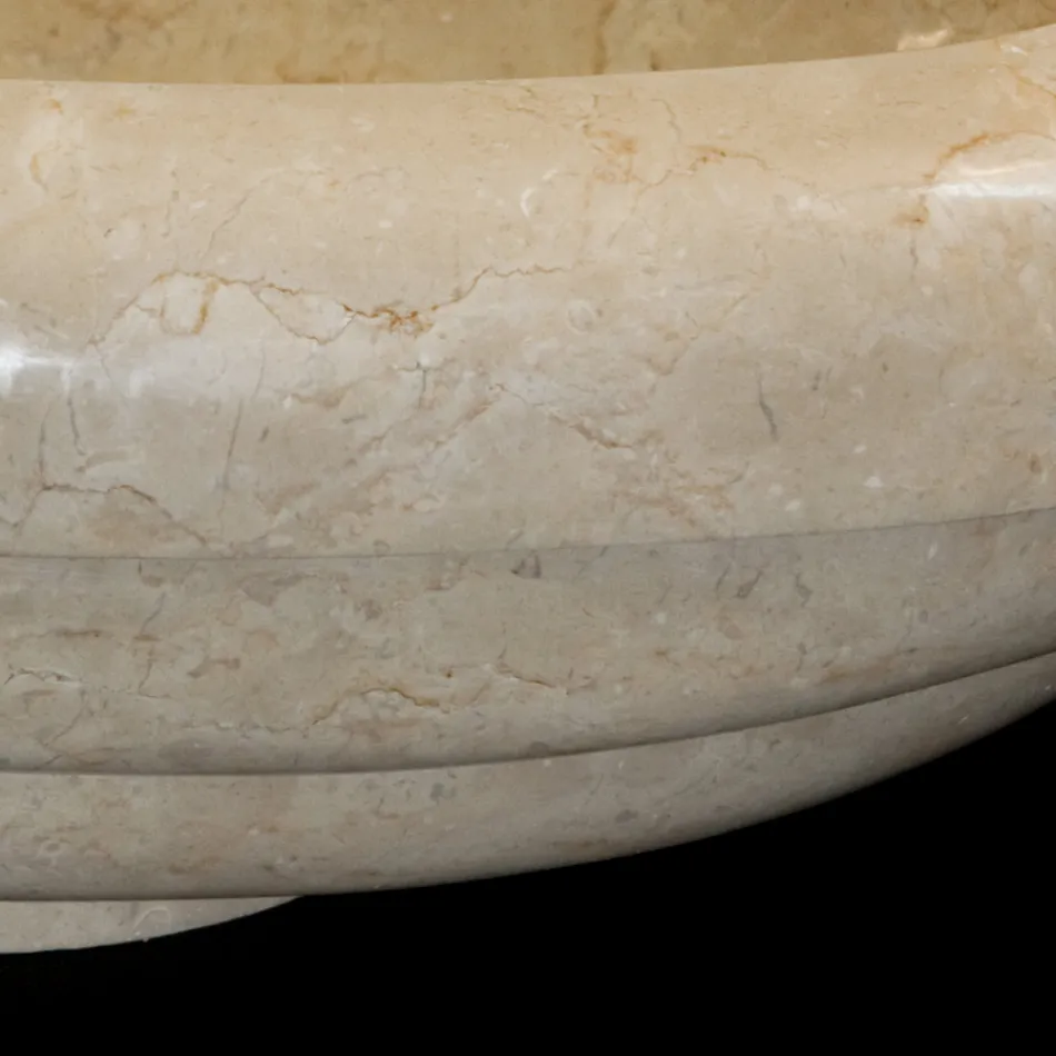 Tito design bordplade marmor håndvask, unikt stykke Viadurini