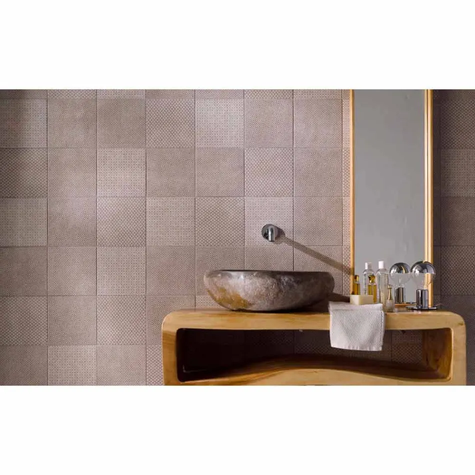 Håndlavet køkkenvask i Pietra di Fiume - Aurea Viadurini