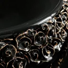 Porcelænsvask med håndpåsatte kronblade Made in Italy - Amarone Viadurini