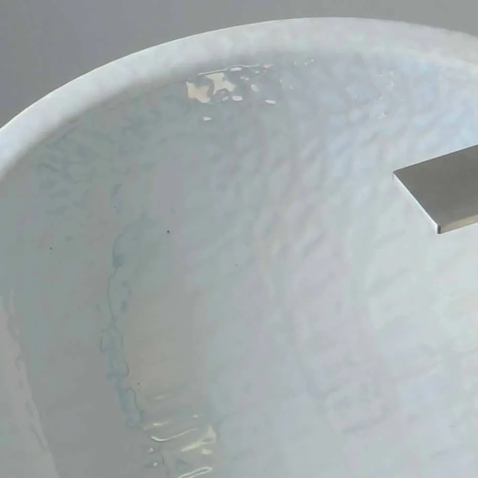 Moderne design perlemor af håndvaske lavet i Italien Glossy Viadurini