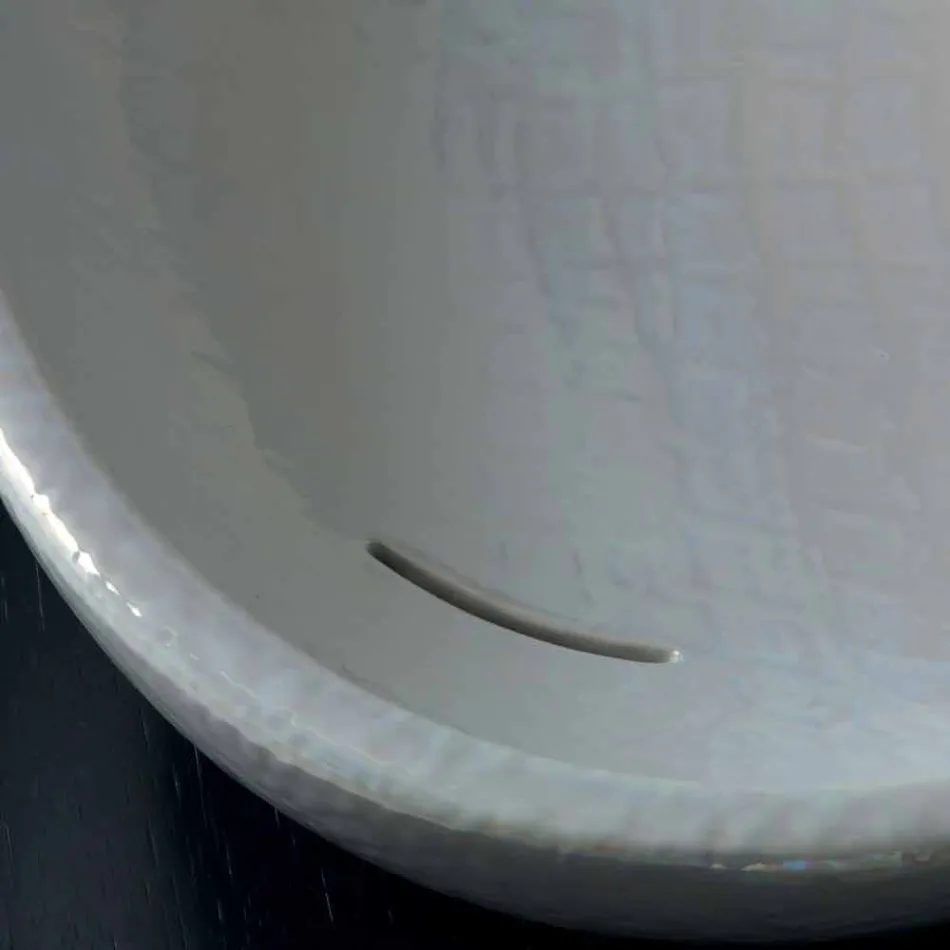 Moderne design perlemor af håndvaske lavet i Italien Glossy Viadurini