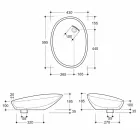 Moderne design perlemor af håndvaske lavet i Italien Glossy Viadurini