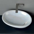 Moderne design perlemor af håndvaske lavet i Italien Glossy