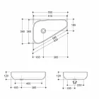 Moderne bordplade i guld keramik lavet i Italien Sofia Viadurini