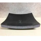 Sort badeværelse håndvask i natursten Kærlighed, unikt stykke Viadurini