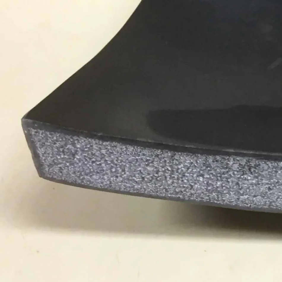 Sort badeværelse håndvask i natursten Kærlighed, unikt stykke Viadurini