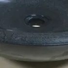 Design håndvaske i sort Ziva natursten Viadurini