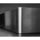 Firkantet bordplade håndvask i rustfrit stål i forskellige finish - Calendula Viadurini