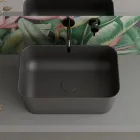 Håndvask lavet af keramik Fås i forskellige farver Made in Italy - Kurv Viadurini