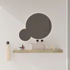 Håndvask lavet af keramik Fås i forskellige farver Made in Italy - Kurv Viadurini