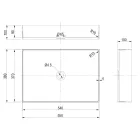 Rektangulær bordplade håndvask i rustfrit stål i forskellige finish - Camellia Viadurini