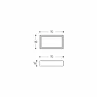 Rektangulær og moderne køkkenvask i designsten - Farartlav3 Viadurini