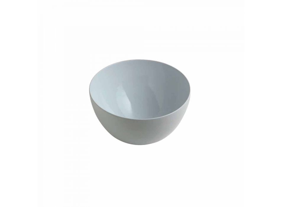 Rund håndvask i hvid keramik eller farvet stjerne Round50 Viadurini