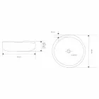 Moderne håndvask til køkkenbordet i naturpoleret naturligt teaktræ - Zino Viadurini