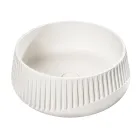 Rund bordplade håndvask lavet af cement og harpiks - Ibisco Viadurini