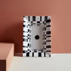 Halv-forsænket håndvask i Fire Clay af forskellige finish lavet i Italien - Ultima Viadurini