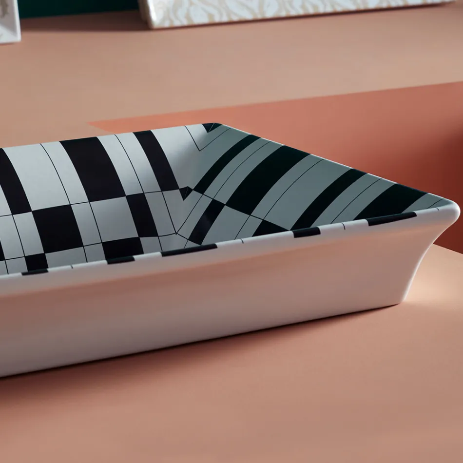 Halv-forsænket håndvask i Fire Clay af forskellige finish lavet i Italien - Ultima Viadurini