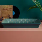 Halv-forsænket håndvask i Fire Clay af forskellige finish lavet i Italien - Ultima Viadurini