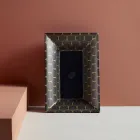 Halv-forsænket håndvask i Fire Clay af forskellige finish lavet i Italien - Ultima Viadurini