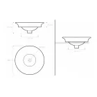 Halv forsænket håndvask i Fire Clay i forskellige finish Made in Italy - Capatosta Viadurini