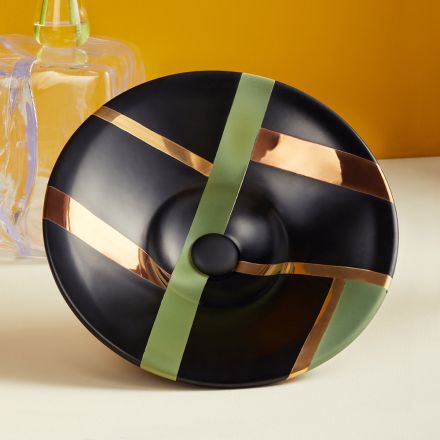 Halv forsænket håndvask i fransk porcelæn i topkvalitet - Pausa Viadurini