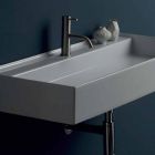 Håndvask i moderne design keramiske Sun 100x45 cm Made in Italy Viadurini