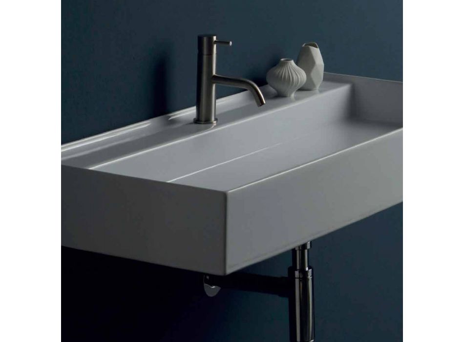 Håndvask i moderne design keramiske Sun 100x45 cm Made in Italy Viadurini