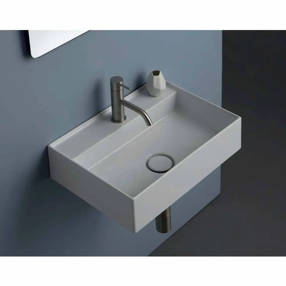 Håndvask i Sun 50x35 cm keramik, forskellige farver Viadurini