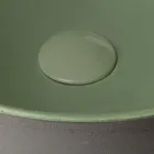 Bordvask i mørk Raku fremstillet i Italien - Drip Viadurini