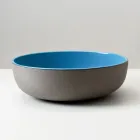 Bordvask i mørk Raku fremstillet i Italien - Drip Viadurini