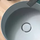 rund håndvask i moderne keramik Sun Circle diameter 40 cm Viadurini