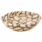 Countertop runde sten support agat Mila, enkelt stykke Viadurini