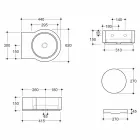 Bordtænke / opvaskemaskine lavet i Italien Tor Viadurini