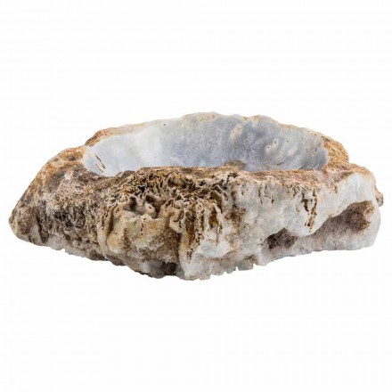 Håndvask i håndvasken i agatsten, Posina Viadurini