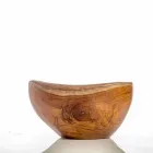 Moderne stående håndvask i Vigevano naturligt teak træ Viadurini