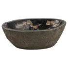 Bordvask håndlavet i flodsten, Palizzi Viadurini