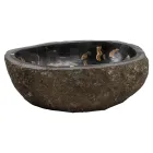 Bordvask håndlavet i flodsten, Palizzi Viadurini