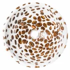 Moderne, rund bordplade af harpiks, Bussi Viadurini