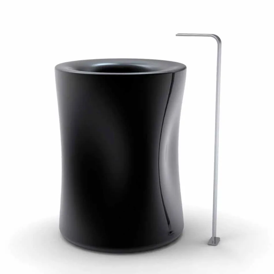 Moderne kolonne fritstående sink produceret i Italien, Syracuse Viadurini