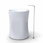 Moderne kolonne fritstående sink produceret i Italien, Syracuse Viadurini