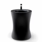 Moderne kolonne fritstående sink produceret i Italien, Syracuse Viadurini