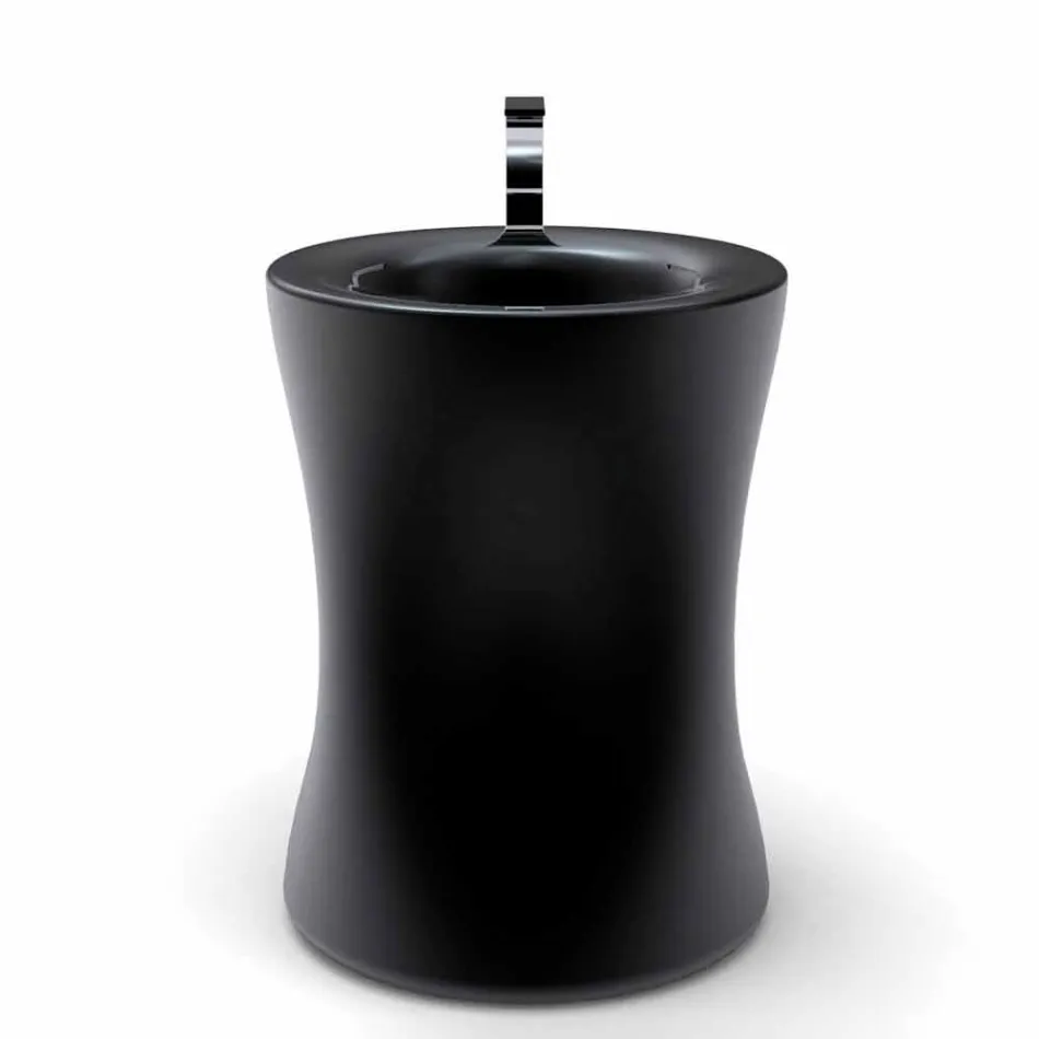 Moderne kolonne fritstående sink produceret i Italien, Syracuse Viadurini