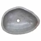 Moderne bordplade lavet af håndlavet flodsten, Buriasco Viadurini