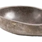 Moderne bordplade lavet af håndlavet flodsten, Buriasco Viadurini